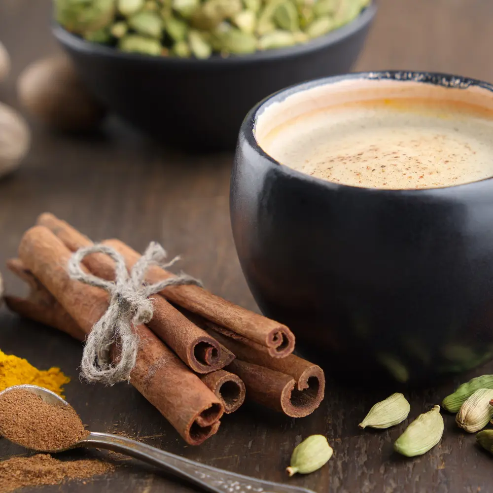 cinnamon and cardamom