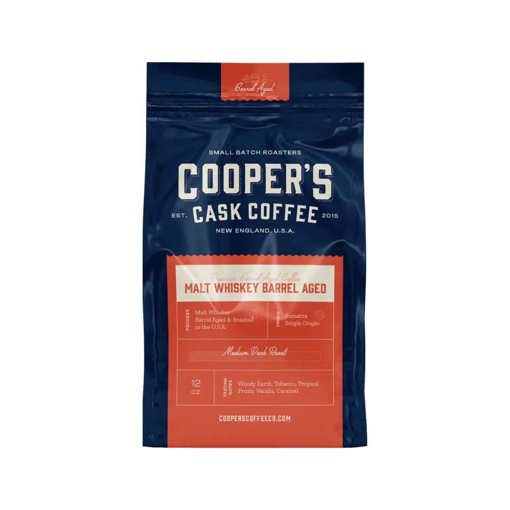 malt whiskey barrel aged coffee