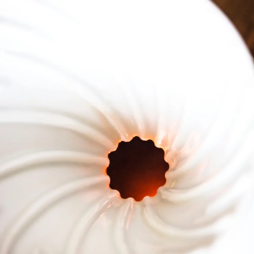 the spiral ribs on a hario v60