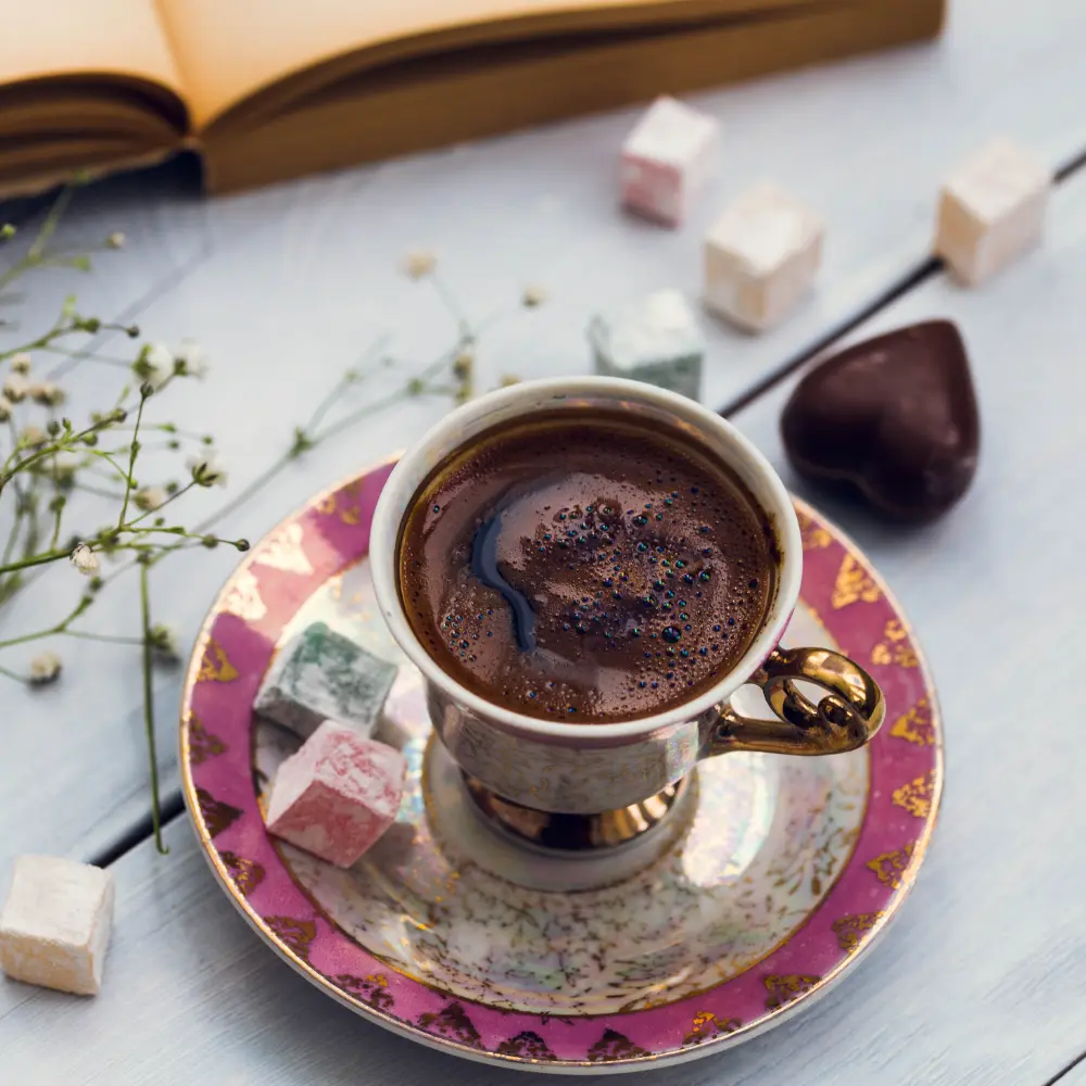 pairing turkish coffee with treats