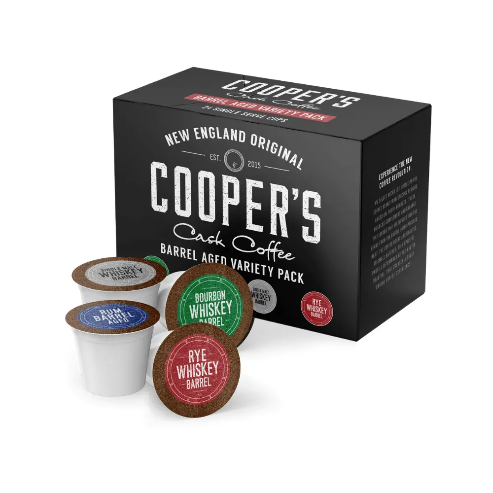 coopers cask single serve coffee options