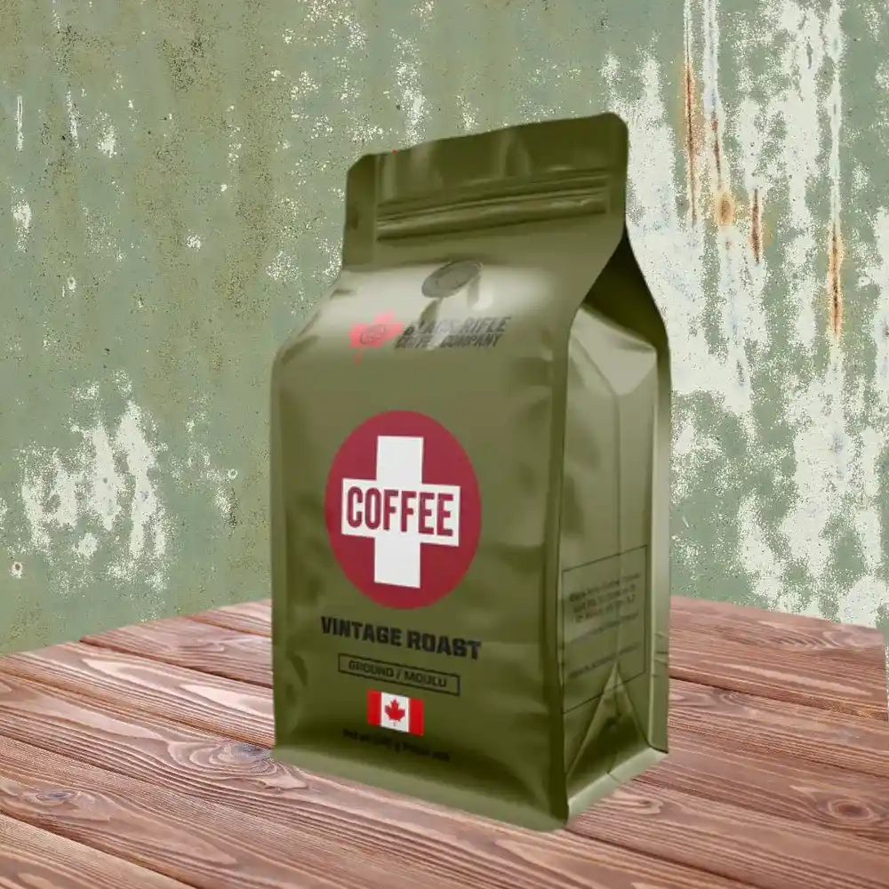 vintage roast black rifle coffee