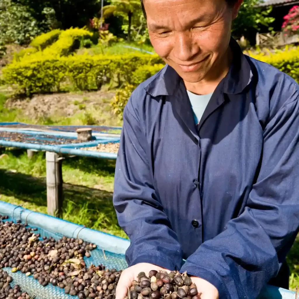 fair trade coffee farmer
