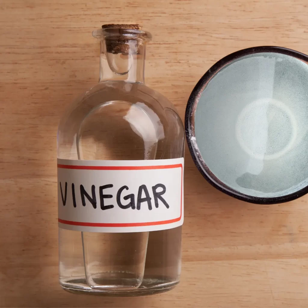 vinegar in a bottle