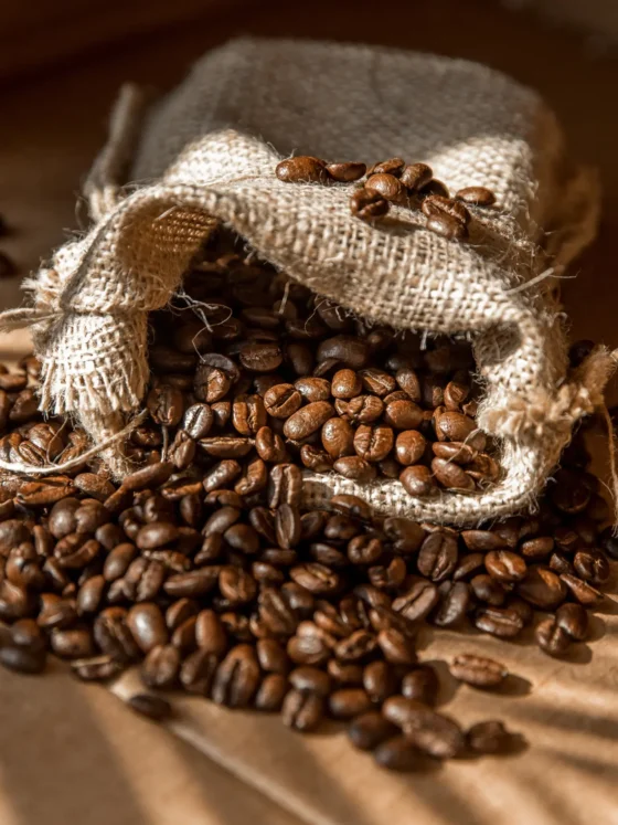 a bag of third wave coffee beans