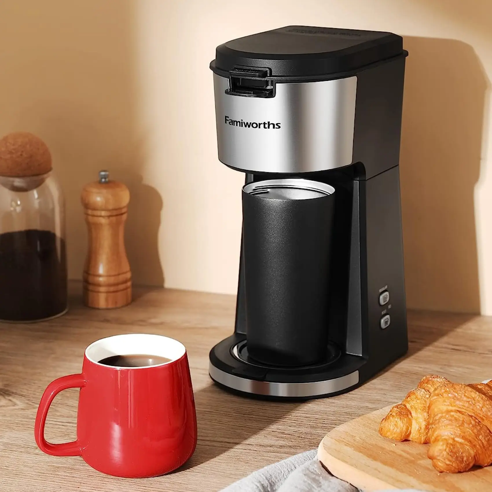 Famiworths Single Serve Mini Coffee Maker Review 