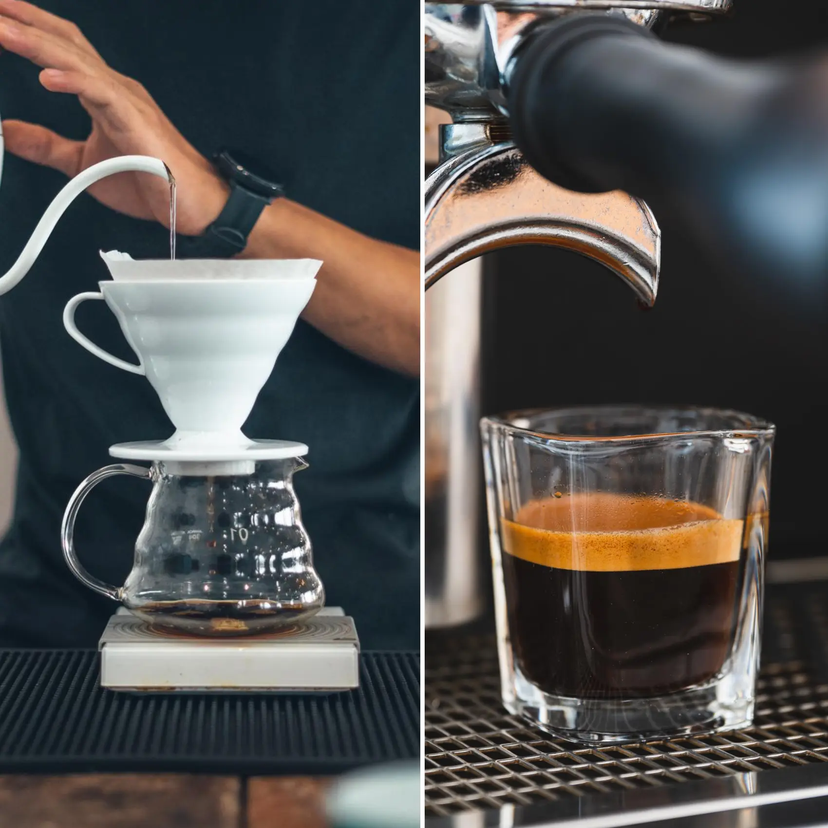 Pour Over Coffee vs Espresso: In-Depth Guide to Key Differences