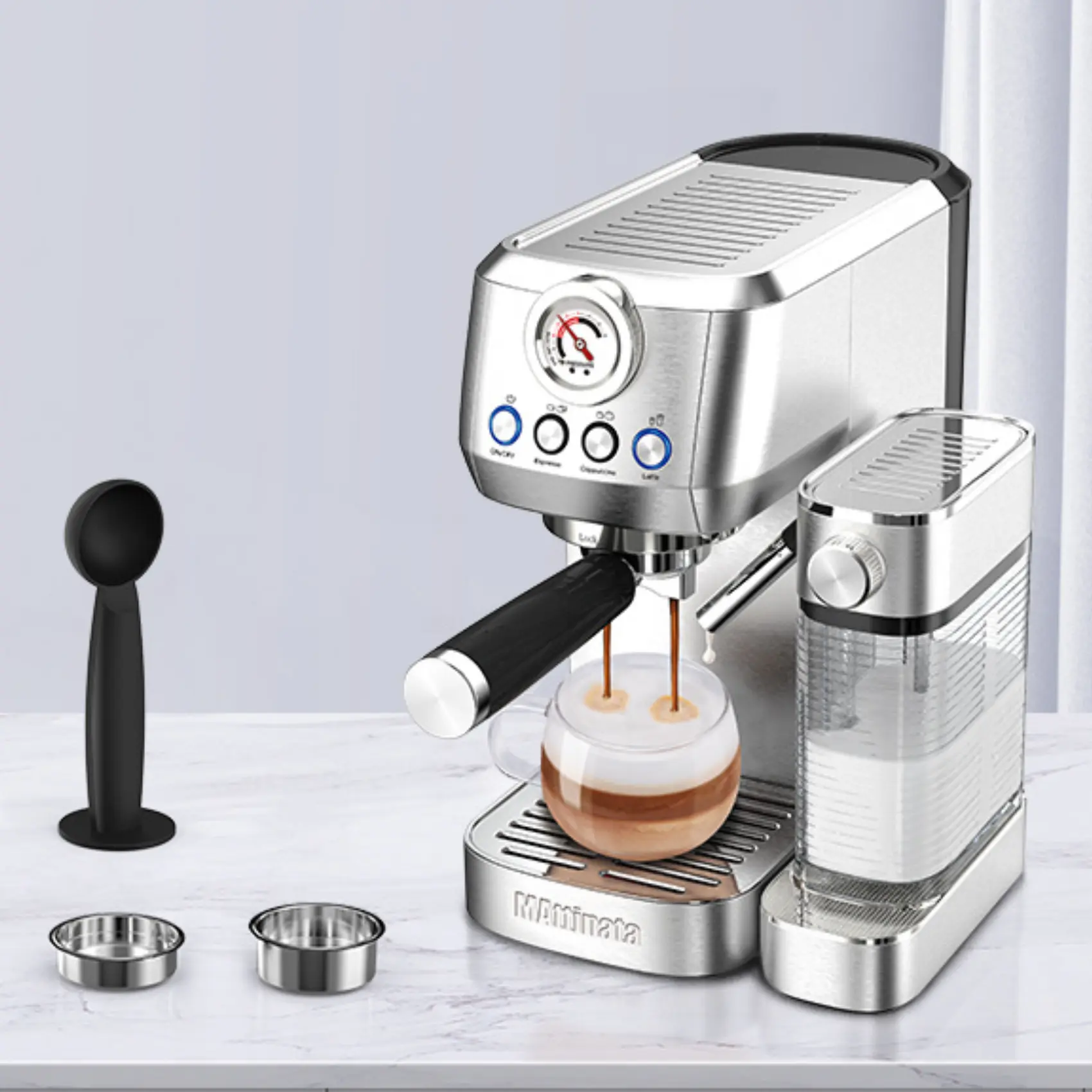  MAttinata Espresso Machine, 20 Bar Espresso Maker with