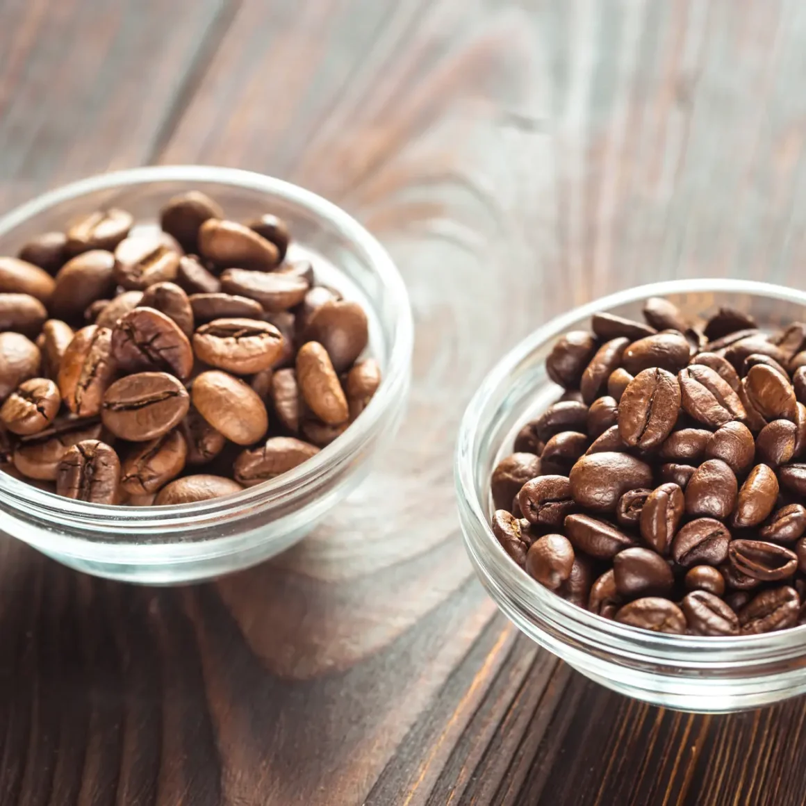 a bowl of coffee beans