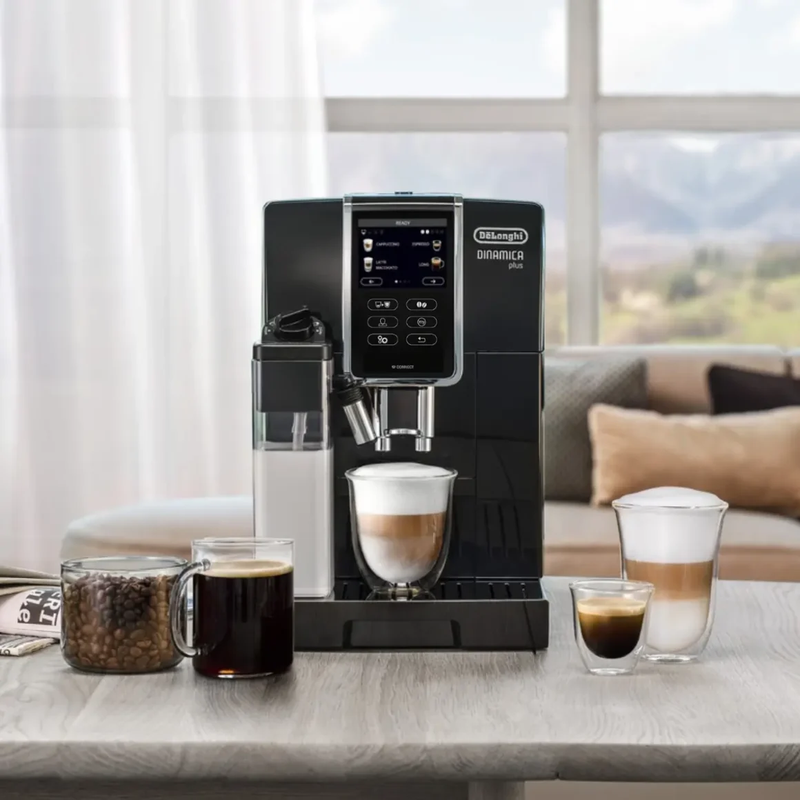 a coffee machine on a table