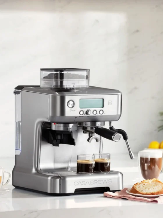 a casabrews 5700 pro espresso machine on a counter