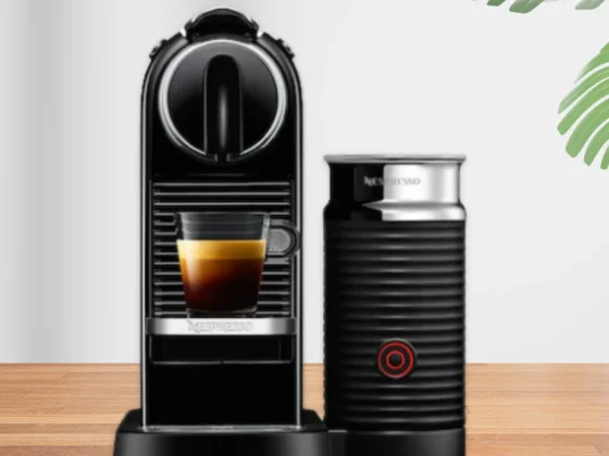a nespresso citiz espresso machine and a coffee maker