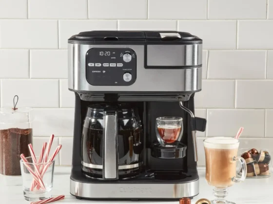 a cuisinart coffee center barista bar 4-in-1 coffee maker on a counter