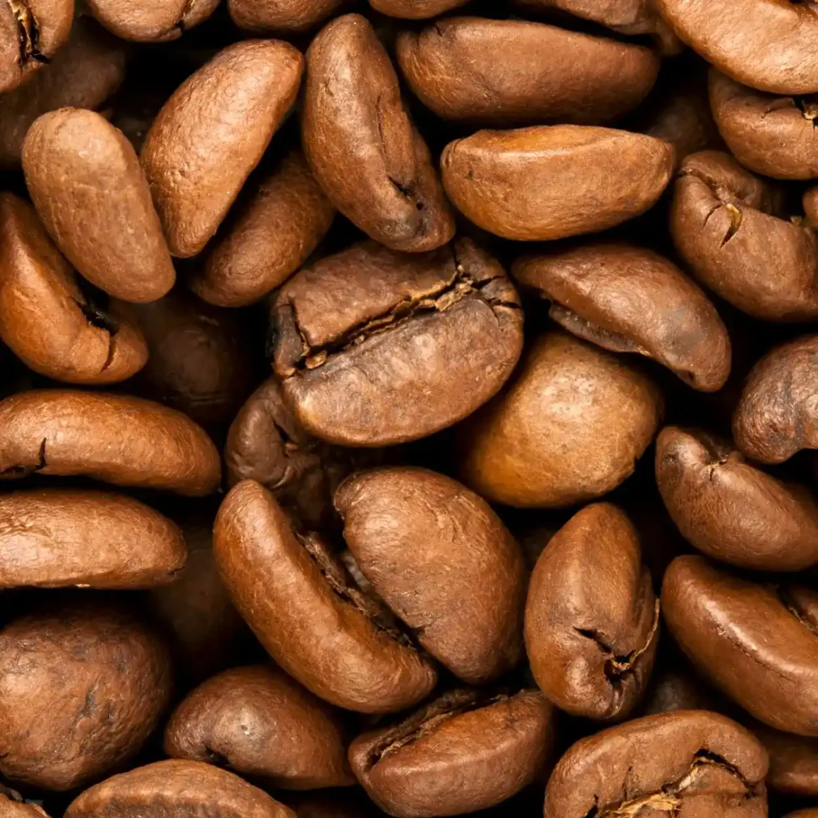 a pile of coffee beans